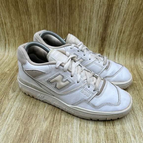 New Balance Shoes - New Balance 550 Women's Size 9.5 White‎ Shoes Sneakers Leather Low Top BBW550WS